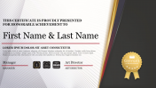 Certificate Theme PowerPoint Template and Google Slides